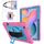 Per Samsung Galaxy Tab S6 Lite P610 Robot a colori a contrasto Custodia in silicone + PC Tablet (rosa rossa blu) Per Samsung Galaxy Tab S6 Lite P610 Robot a colori a contrasto Custodia in silicone + PC Tablet (rosa rossa blu)