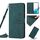 Per Samsung Galaxy S22 Custodia per telefono in pelle con motivo a cuore Skin Feel con cordino (verde) Per Samsung Galaxy S22 Custodia per telefono in pelle con motivo a cuore Skin Feel con cordino (verde)