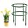 Anello di supporto in plastica per piante da giardino con supporto per fiori, stile: doppio strato lungo (verde)
