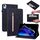 Custodia per tablet in pelle con cerniera in tinta unita Realme Pad X Skin Feel (nera) Custodia per tablet in pelle con cerniera in tinta unita Realme Pad X Skin Feel (nera)