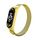 For Xiaomi Mi Band 7 Milanese Metal Watch Band(Gold)
