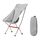 Sedia pieghevole in lega di alluminio ultraleggera portatile da spiaggia da campeggio all'aperto (grigio) Sedia pieghevole in lega di alluminio ultraleggera portatile da spiaggia da campeggio all'aperto (grigio)
