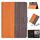 Per Amazon Kindle Fire HD 8 2018/2017/2016 Custodia per tablet in pelle a tinta unita con cuciture (arancione) Per Amazon Kindle Fire HD 8 2018/2017/2016 Custodia per tablet in pelle a tinta unita con cuciture (arancione)
