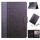 Per Amazon Kindle Fire HD 8 2018/2017/2016 Custodia per tablet in pelle a tinta unita con cuciture (grigio) Per Amazon Kindle Fire HD 8 2018/2017/2016 Custodia per tablet in pelle a tinta unita con cuciture (grigio)