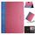 Per Amazon Kindle Fire HD 10 2015 Custodia per tablet in pelle con cuciture a tinta unita (rosa rossa) Per Amazon Kindle Fire HD 10 2015 Custodia per tablet in pelle con cuciture a tinta unita (rosa rossa)