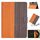 Per Lenovo Tab P11 Custodia per tablet in pelle a tinta unita con cuciture (arancione) Per Lenovo Tab P11 Custodia per tablet in pelle a tinta unita con cuciture (arancione)