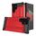 Per Samsung Galaxy S22 Ultra 5G Magic Armor TPU + Custodia per PC (rossa)