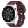 Per Huawei Watch GT 42mm/46mm / GT2 46mm 22mm Cinturino in silicone con testa sporgente Fibbia argento (rosso vino) Per Huawei Watch GT 42mm/46mm / GT2 46mm 22mm Cinturino in silicone con testa sporgente Fibbia argento (rosso vino)