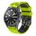 Per Huawei Watch GT3 Pro 46mm 22mm Cinturino in silicone bicolore modello calcio (verde + nero) Per Huawei Watch GT3 Pro 46mm 22mm Cinturino in silicone bicolore modello calcio (verde + nero)
