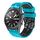 Per Huawei Watch GT Runner 22mm Cinturino in silicone bicolore modello calcio (blu + nero) Per Huawei Watch GT Runner 22mm Cinturino in silicone bicolore modello calcio (blu + nero)