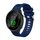 Cinturino per orologio in twill di silicone da 20 mm For Honor Watch ES (blu notte) Cinturino per orologio in twill di silicone da 20 mm For Honor Watch ES (blu notte)