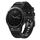 Per Garmin Fenix 7X cinturino in silicone + pelle a sgancio rapido (nero) Per Garmin Fenix 7X cinturino in silicone + pelle a sgancio rapido (nero)