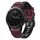 Per Garmin Fenix 7X cinturino in silicone + pelle a sgancio rapido (rosso vino) Per Garmin Fenix 7X cinturino in silicone + pelle a sgancio rapido (rosso vino)