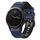 Per Garmin Fenix 7X cinturino in silicone + pelle a sgancio rapido (blu scuro) Per Garmin Fenix 7X cinturino in silicone + pelle a sgancio rapido (blu scuro)
