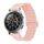 Per Xiaomi Haylou Smart Watch 2 LS02 / RS4 / RS4 Plus Cinturino magnetico in silicone con fibbia inversa (rosa) Per Xiaomi Haylou Smart Watch 2 LS02 / RS4 / RS4 Plus Cinturino magnetico in silicone con fibbia inversa (rosa)