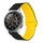 Per Xiaomi Haylou Smart Watch 2 LS02 / RS4 / RS4 Plus Cinturino in silicone magnetico con fibbia inversa (nero giallo) Per Xiaomi Haylou Smart Watch 2 LS02 / RS4 / RS4 Plus Cinturino in silicone magnetico con fibbia inversa (nero giallo)