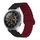 Per Xiaomi Haylou Smart Watch 2 LS02 / RS4 / RS4 Plus Cinturino magnetico in silicone con fibbia inversa (nero rosso vino) Per Xiaomi Haylou Smart Watch 2 LS02 / RS4 / RS4 Plus Cinturino magnetico in silicone con fibbia inversa (nero rosso vino)