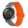 Per Xiaomi Haylou Smart Watch 2 LS02 / RS4 / RS4 Plus Cinturino magnetico in silicone con fibbia inversa (grigio arancione) Per Xiaomi Haylou Smart Watch 2 LS02 / RS4 / RS4 Plus Cinturino magnetico in silicone con fibbia inversa (grigio arancione)