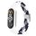 Per Xiaomi Mi Band 7 Cinturino integrato intrecciato in nylon regolabile (nero bianco) Per Xiaomi Mi Band 7 Cinturino integrato intrecciato in nylon regolabile (nero bianco)