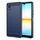 Per Sony Xperia Ace III Custodia per cellulare in TPU spazzolato con struttura in fibra di carbonio (blu) Per Sony Xperia Ace III Custodia per cellulare in TPU spazzolato con struttura in fibra di carbonio (blu)
