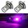 1 paio di fendinebbia a LED per auto stroboscopiche H7 12V 7W (luce viola)