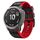 Per Garmin Descent MK2 26mm cinturino sportivo in silicone bicolore (nero + rosso) Per Garmin Descent MK2 26mm cinturino sportivo in silicone bicolore (nero + rosso)