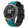 Per Garmin Instinct 22mm Cinturino sportivo in silicone bicolore (azzurro + nero) Per Garmin Instinct 22mm Cinturino sportivo in silicone bicolore (azzurro + nero)