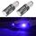 1 coppia 1157 12V 7W fendinebbia continua a LED per auto (luce blu)