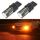 1 paio 7440 12V 7W fendinebbia a LED per auto continua (luce arancione)