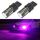 1 paio 7440 12V 7W fendinebbia a LED per auto continua (luce viola)