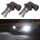 1 paio 9005 12V 7W fendinebbia a LED per auto continua (luce bianca)