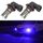 1 paio 9006 12V 7W fendinebbia a LED per auto continua (luce blu)
