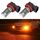 1 paio di fendinebbia a LED per auto H11 12V 7W (luce arancione)