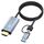 Z36 HDMI/M maschio a USB-tipo C/M maschio scheda di acquisizione video HD, lunghezza: 2 m Z36 HDMI/M maschio a USB-tipo C/M maschio scheda di acquisizione video HD, lunghezza: 2 m