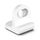 Per supporto in silicone Amazfit Bip 3 senza cavo di ricarica (bianco)