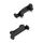 Per AMAZFIT T-Rex 2 2 in 1 connettori per cinturini in metallo (nero)