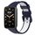 Per Xiaomi Mi Band 7 Pro Cinturino in silicone traspirante bicolore (blu notte + bianco) Per Xiaomi Mi Band 7 Pro Cinturino in silicone traspirante bicolore (blu notte + bianco)