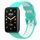 Per Xiaomi Mi Band 7 Pro Cinturino in silicone traspirante bicolore (bianco ciano) Per Xiaomi Mi Band 7 Pro Cinturino in silicone traspirante bicolore (bianco ciano)