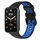 Per Xiaomi Mi Band 7 Pro Cinturino in silicone traspirante bicolore (nero + blu) Per Xiaomi Mi Band 7 Pro Cinturino in silicone traspirante bicolore (nero + blu)