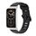 Per Xiaomi Mi Band 7 Pro Mijobs cinturino in TPU con foro piatto (argento nero) Per Xiaomi Mi Band 7 Pro Mijobs cinturino in TPU con foro piatto (argento nero)
