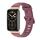 Per Xiaomi Mi Band 7 Pro Mijobs cinturino in TPU con foro piatto (oro rosa vino rosso) Per Xiaomi Mi Band 7 Pro Mijobs cinturino in TPU con foro piatto (oro rosa vino rosso)