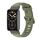 Per Xiaomi Mi Band 7 Pro Mijobs cinturino in TPU con foro piatto (verde militare nero) Per Xiaomi Mi Band 7 Pro Mijobs cinturino in TPU con foro piatto (verde militare nero)