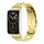 Per Xiaomi Mi Band 7 Pro Mijobs Cinturino in acciaio inossidabile con tre sfere (oro) Per Xiaomi Mi Band 7 Pro Mijobs Cinturino in acciaio inossidabile con tre sfere (oro)