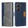 Per Asus Zenfone 9 Custodia per telefono in pelle con fibbia laterale a contrasto (blu + grigio) Per Asus Zenfone 9 Custodia per telefono in pelle con fibbia laterale a contrasto (blu + grigio)