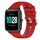 Per Xiaomi Haylou Solar LS01 19mm Cinturino in silicone strutturato a croce (rosso) Per Xiaomi Haylou Solar LS01 19mm Cinturino in silicone strutturato a croce (rosso)