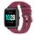 Per Xiaomi Haylou Solar LS01 19mm Cinturino in silicone strutturato a croce (rosso vino) Per Xiaomi Haylou Solar LS01 19mm Cinturino in silicone strutturato a croce (rosso vino)