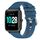Per Xiaomi Haylou Solar LS01 19mm Cinturino in silicone strutturato a croce (blu scuro) Per Xiaomi Haylou Solar LS01 19mm Cinturino in silicone strutturato a croce (blu scuro)