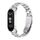 Per Xiaomi Mi Band 6 / 6 NFC MIJOBS TF2 Cinturino in acciaio inossidabile con tre perline (argento) Per Xiaomi Mi Band 6 / 6 NFC MIJOBS TF2 Cinturino in acciaio inossidabile con tre perline (argento)