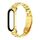 Per Xiaomi Mi Band 6 / 6 NFC MIJOBS TF2 Cinturino in acciaio inossidabile con tre perline (oro) Per Xiaomi Mi Band 6 / 6 NFC MIJOBS TF2 Cinturino in acciaio inossidabile con tre perline (oro)