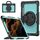 Per Samsung Galaxy Tab S8 Ultra Supporto per bracciale in silicone + Custodia per tablet PC (azzurro) Per Samsung Galaxy Tab S8 Ultra Supporto per bracciale in silicone + Custodia per tablet PC (azzurro)